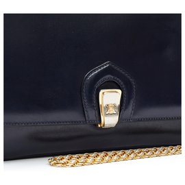 Classic Box Céline Celine vintage clutch Blue Cloth ref.662762 - Joli Closet