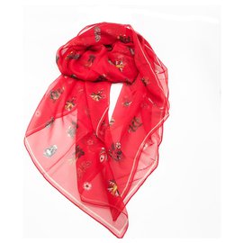 Alexander Mcqueen-Medieval Floral-Red