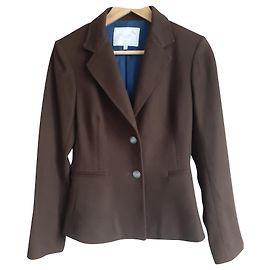 Autre Marque Figaret Wool and Cashmere Jacket Dark Brown Dark brown