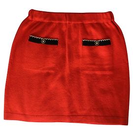 Chanel Skirts Red
