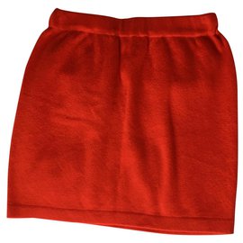 Chanel-Skirts-Red