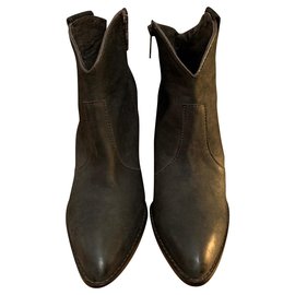 Ash-Ankle Boots-Dark grey