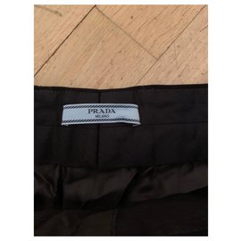 Prada-calça, leggings-Preto