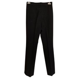 Céline Black Wool Pants Black