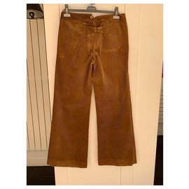 Ralph Lauren-calça, leggings-Conhaque