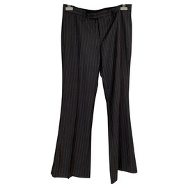 Gucci Grey Wool Pants Grey