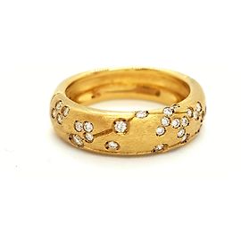 Anillo Repossi Astral de Oro Amarillo y Diamantes Talla 53 Dorado
