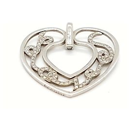 Pingente Repossi LOVE em ouro branco e diamantes Prata