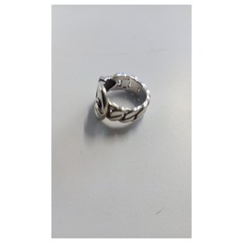 Hermès-cinturón de anillo hermes-Plata