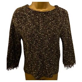 Emporio Armani Strickwaren Grau Lila