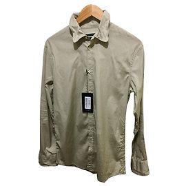 Dsquared2 Hemdgröße 48 mit Metall Beige