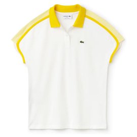 Lacoste Tops Branco Amarelo