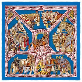Hermès LA DANZA DEL CAVALLO MARWARI Multicolore