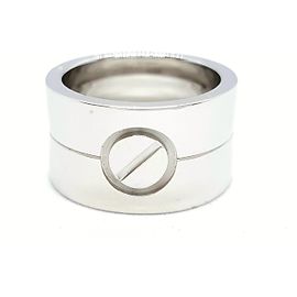 Cartier Love ring in white gold size 47 Silvery