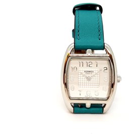 Reloj Hermès Cap Code Tonneau PM Acero Plata