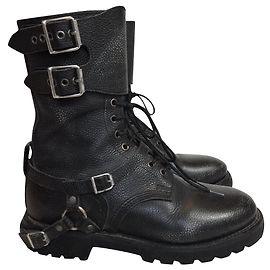 The Kooples Biker-Stiefel Schwarz