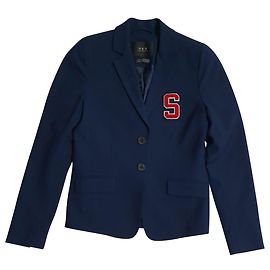 Blazer Set Blu in Lana Blu