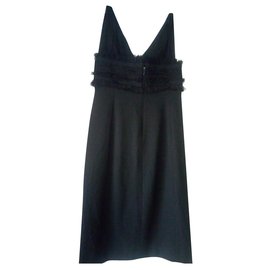 Dsquared2-Vestido cuadrado2 36-Negro