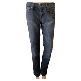 7 For All Mankind-Jeans-Cinza