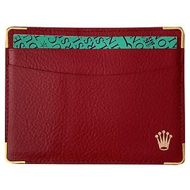 Rolex card holder Red