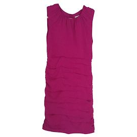 Diane Von Furstenberg Vestido de seda tulipa rosa Rosa