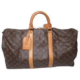 Louis Vuitton keepall Marrom