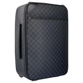Louis Vuitton-PEGASE LIGHT 55 bagagem-Preto,Cinza