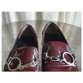 Prada-Ballerines-Bordeaux