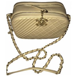 Chanel-Bolsa Chanel-Dourado
