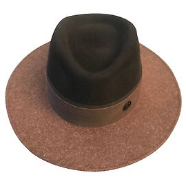 Maison Michel hat Brown