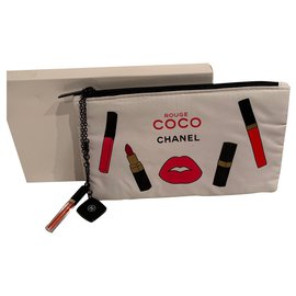 Chanel-Bolsos de embrague-Blanco