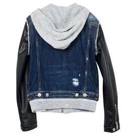Dsquared2-veste à capuche combo-Multicolore