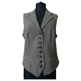 Ralph Lauren Houndstooth Wool Vest Multiple colors