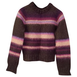 Miss Sixty-75% Mohair and 10% laine. Made in Italy.-Brown,Purple