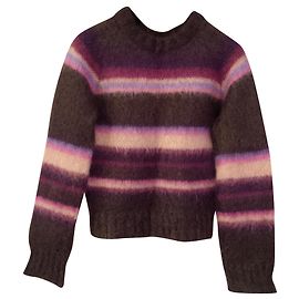 Miss Sixty 75% Mohair e 10% laine. feito na Itália. Marrom Roxo