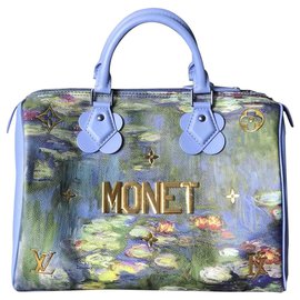 Louis Vuitton-Speedy Masters Monet Bag-Azul claro