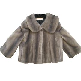 Mink jacket short from Marni Grey