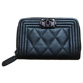 Mini wallet Boy Chanel Black Black