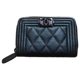 Chanel-Mini wallet Boy Chanel Black-Noir