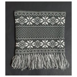 Woolrich-Scarves-White,Grey
