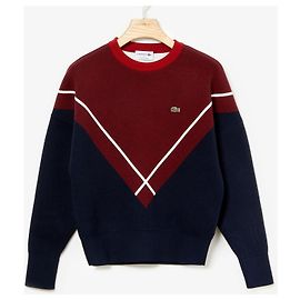 Lacoste Prendas de punto Burdeos Azul marino
