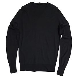 Pull John Smedley en laine gris foncé Gris anthracite