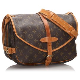 Louis Vuitton-Louis Vuitton Brown-Monogramm Saumur 30-Braun