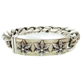 Chrome Hearts CUORI CROMATI 3 Star ID Braselet Argento