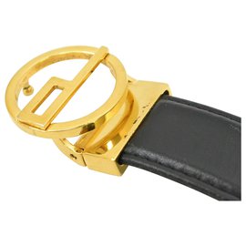 Autre Marque-dunhill Leather Belt-Black