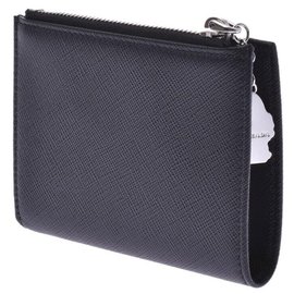 Prada-Prada Rabbit charm Compact wallet-Black