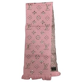 Sciarpa Louis Vuitton Logomania rosa Rosa