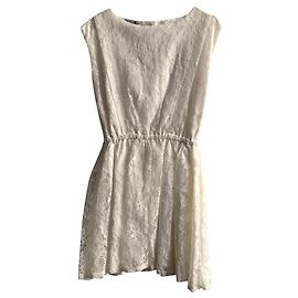 Autre Marque D.vestido de encaje blanco dikate Blanco