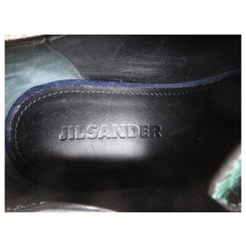 Jil Sander-derbis de cuña Jil Sander p 36 1/2 Condición como nuevo-Azul