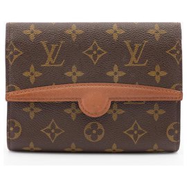 Louis Vuitton-Riñonera Louis Vuitton Arche en lona Monogram.-Castaño